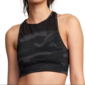 RVCA camo sports bra